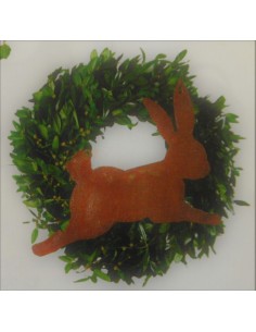 Kaninchen Deko Hase für Osterkranz