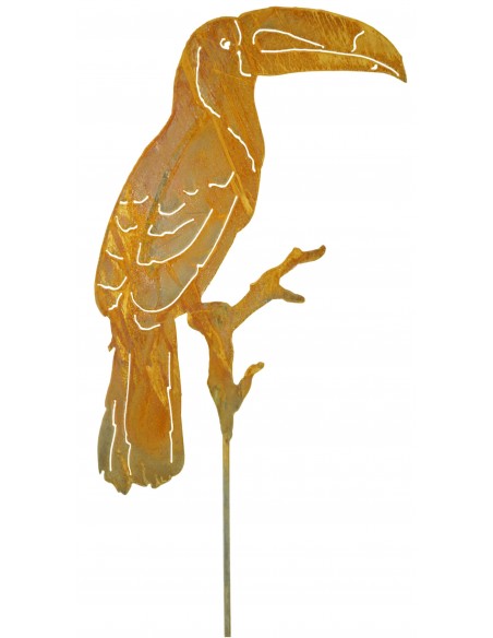 Deko Gartenstecker Pavian - Edelrost Gartendeko