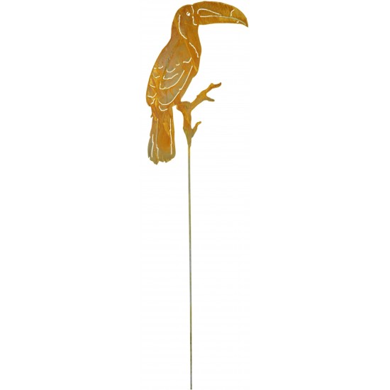 Deko Gartenstecker Pavian - Edelrost Gartendeko