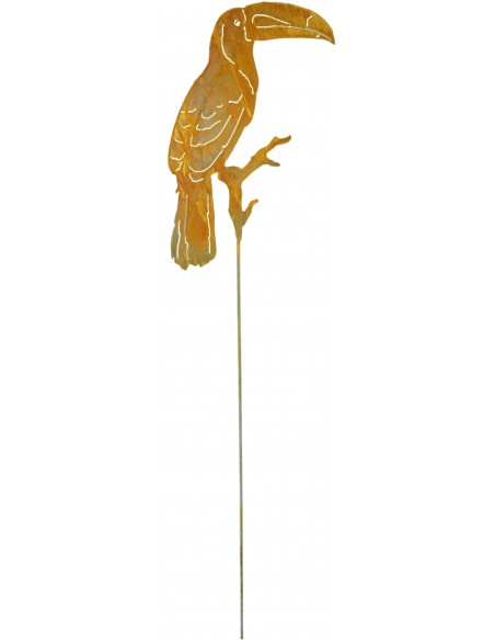 Deko Gartenstecker Pavian - Edelrost Gartendeko