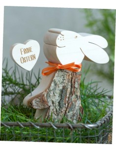 Holz Osterhase Deko 2