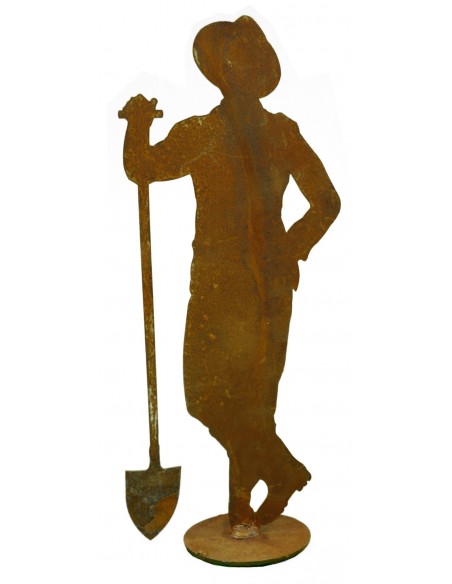 Dekofigur Gärtner Silhuette Dekofigur Gärtner Silhuette