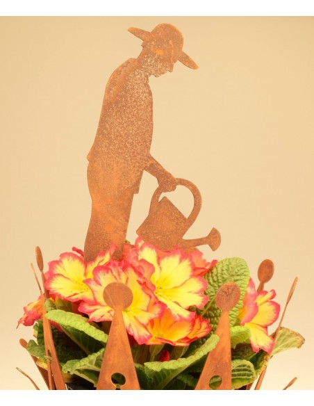 Gartenfigur Gärtner mit Gießkanne