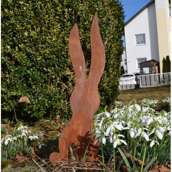 Osterdeko Rost Osterhase