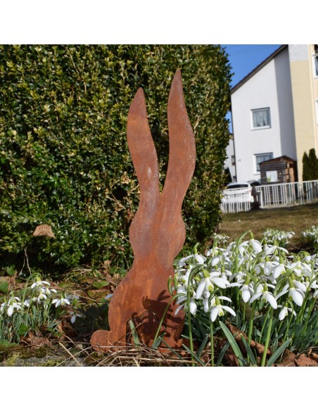 Osterdeko Rost Osterhase