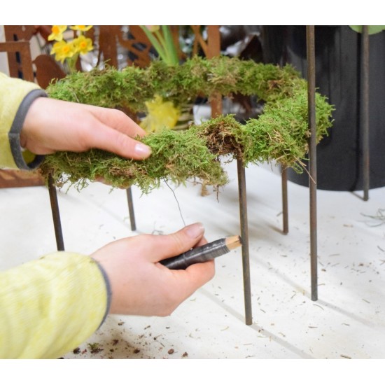 Schalenständer aus Edelrost für verschiedenste Dekorationsmöglichkeiten