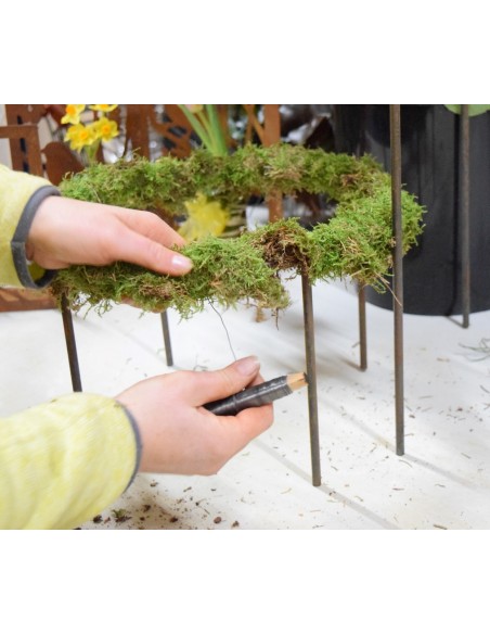 Schalenständer aus Edelrost für verschiedenste Dekorationsmöglichkeiten