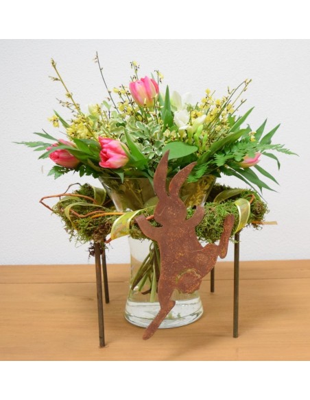 Schalenständer aus Edelrost für verschiedenste Dekorationsmöglichkeiten