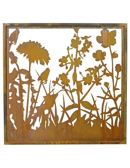 Wiesenzaun "A" mit Umrandung  Höhe 100 cm - Breite 100 cm Sichtschutz 