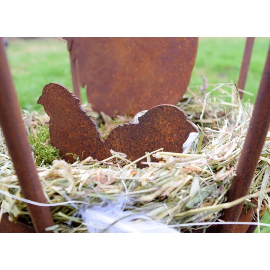 Bauernhof Tier Kükenpaar stehend, 7 cm hoch, 10 cm lang