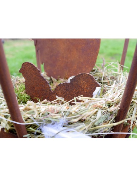 Bauernhof Tier Kükenpaar stehend, 7 cm hoch, 10 cm lang