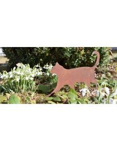 Bauernhof Tier Katze Edelrost 2