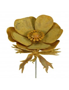 Anemonenblüte ansprechende Rostdeko