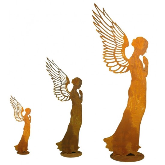 Engelfiguren Metall zur Weihanchtsdeko