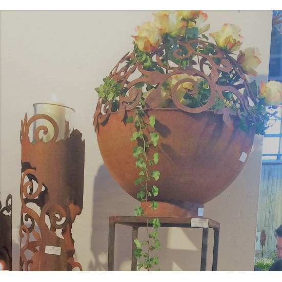 Blumenschale Edelrost