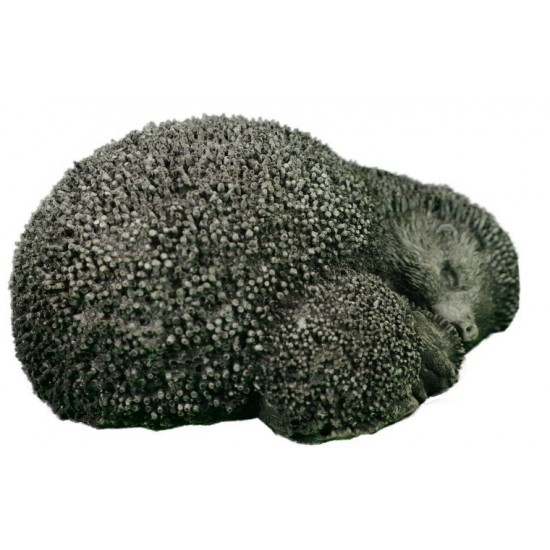 Steinguss Igelpaar, Mutter mit Baby