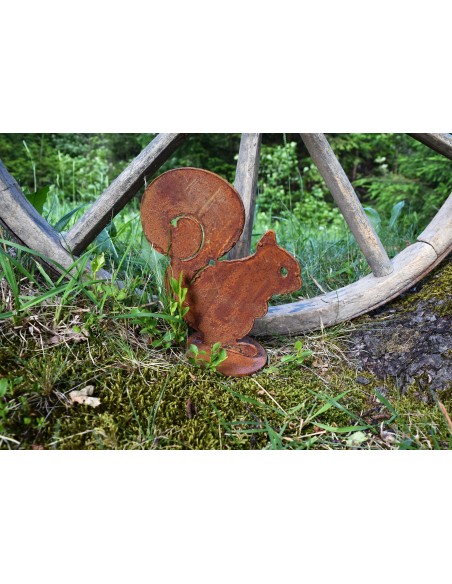 Eichhörnchen Squirrel 15 cm auf Platte
