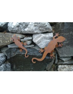 Rost Salamander - Edelrost Eidechse, Länge 30 cm 2
