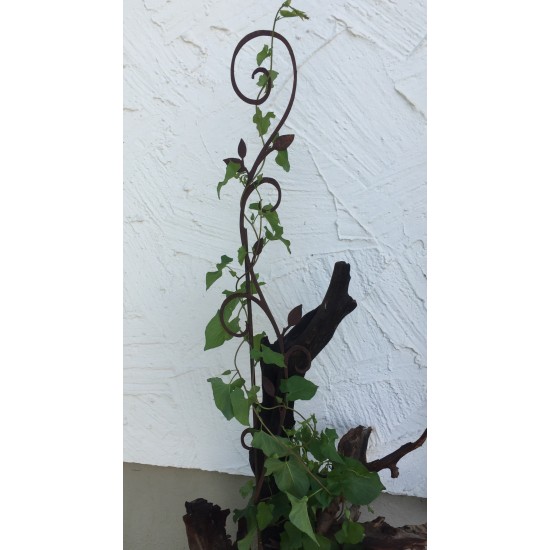 Filigrane Edelrost Rankhilfe, Höhe  90cm