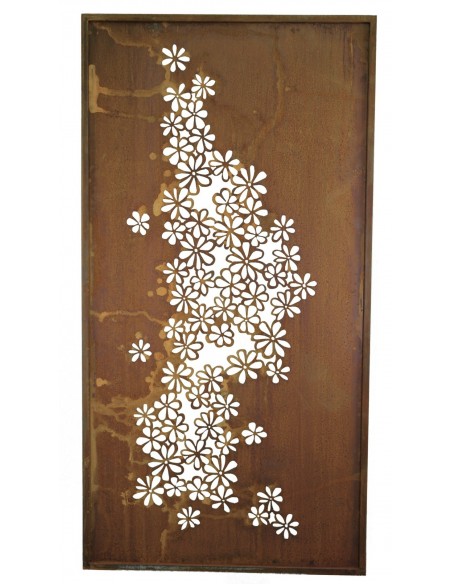 Sichtschutzwand Hippie Blümchen 