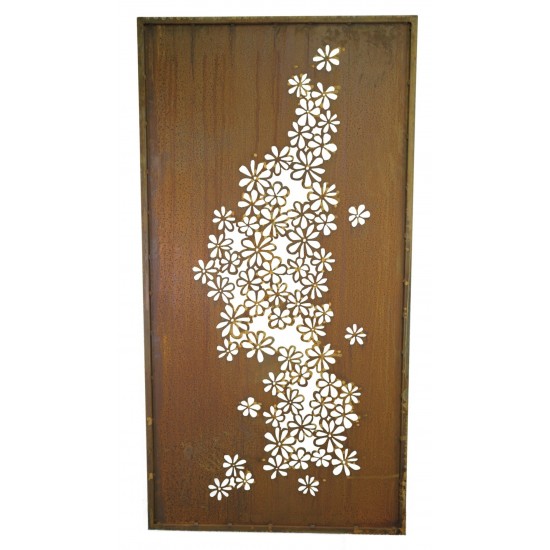 Hippie Blümchen Wal Art