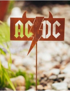 Gartenstecker "ACDC"  Fanartikel Gesamthöhe 107 cm 2