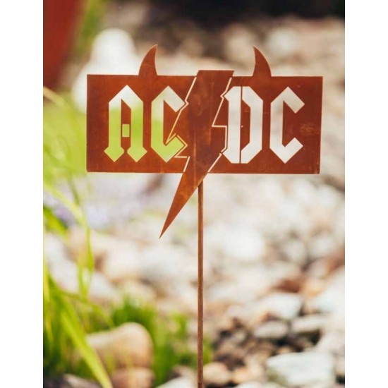 "ACDC" Metallstecker für den Hardrock Fangarten