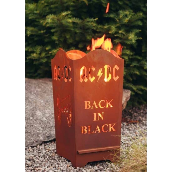 Feuerkorb "ACDC" Back in Black, Zentrum für jede herbstliche Gartenparty