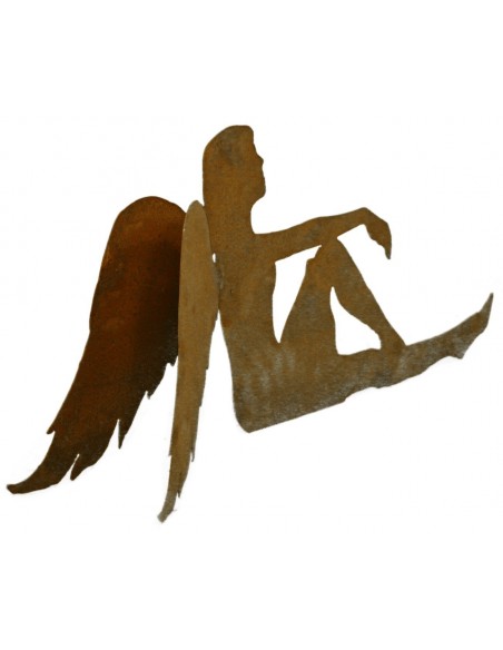 sitzender Engel "Anna" freistehend, Höhe 12 cm Länge 23 cm