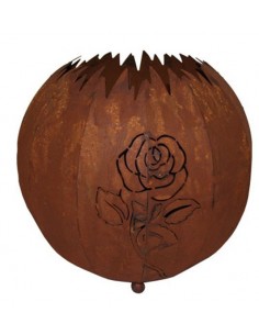 Deko Kugelleuchte in Rostoptik perfekte Geschenkidee für Sie