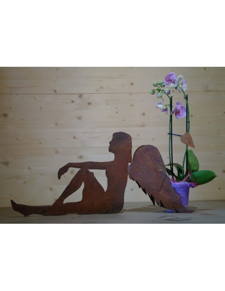 sitzender Engel "Anna" freistehend, Höhe 12 cm Länge 23 cm sitzender Engel "Anna" freistehend, Höhe 12 cm Länge 23 cm