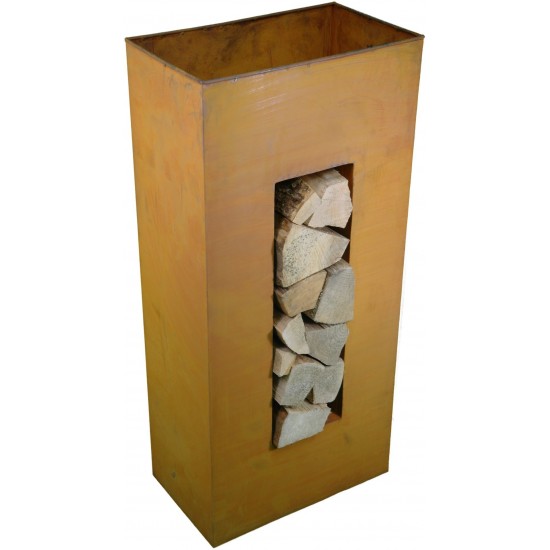 Holzregal zum Bepflanzen, hochkant, Höhe 100 cm