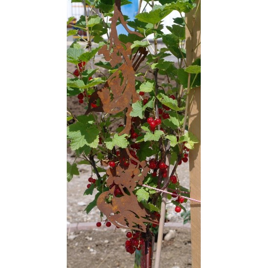 Vogel mit Beeren zum Hängen