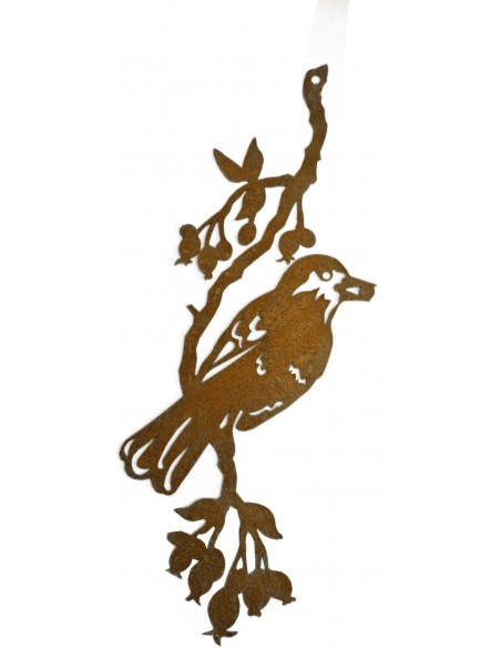 Vogel mit Beeren zum Hängen