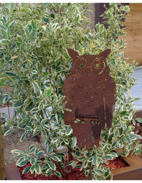 Gartenstecker Eule