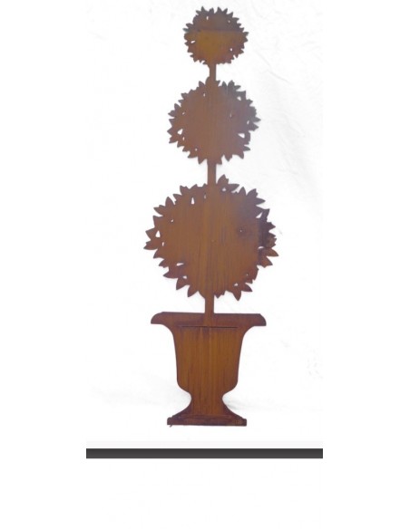 Amphore mit Lorbeebäumchen auch für den Bauerngarten