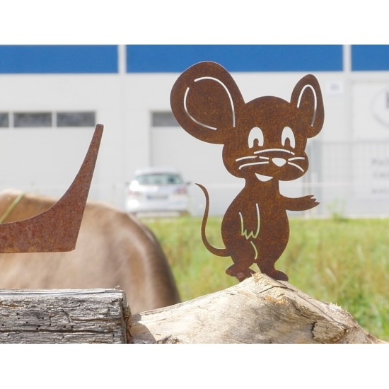 dunkelbraun lackiert 3x Metallstecker Maus glänzend !!! dunkelbraun lackiert 3x Metallstecker Maus glänzend !!!