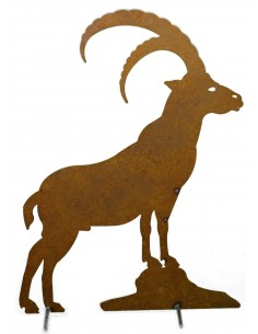 Allgäu Deko Steinbock zum Stellen - Höhe 120 cm Edelrost Steinbock zum Stellen
Höhe: 120 cm
Breite: 97 cm
Gewicht 6,5 kg
mit