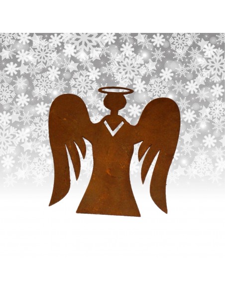 Engelfigur als Fensterbild