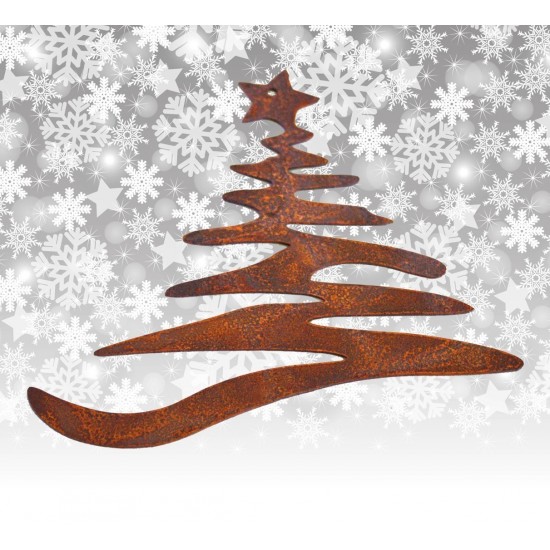 Christbaumschmuck Metall Tanne