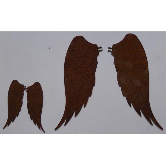 Bastelideen mit Metall und Rost Kerzenflügel klein 9 cm - Engelsfügel für Kerze Größe 1 Diese originellen Kerzenflügel verleihen