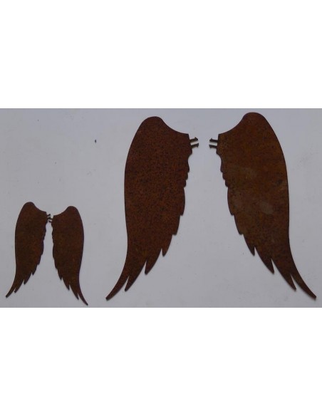 Bastelideen mit Metall und Rost Kerzenflügel klein 9 cm - Engelsfügel für Kerze Größe 1 Diese originellen Kerzenflügel verleihen