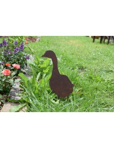 Gartendeko Gans Figur 2