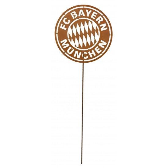 FC BAYERN Gartenstecker Ø 40 cm mit LOGO FCB