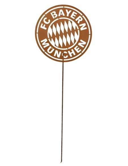 FC BAYERN Gartenstecker Ø 40 cm mit LOGO FCB