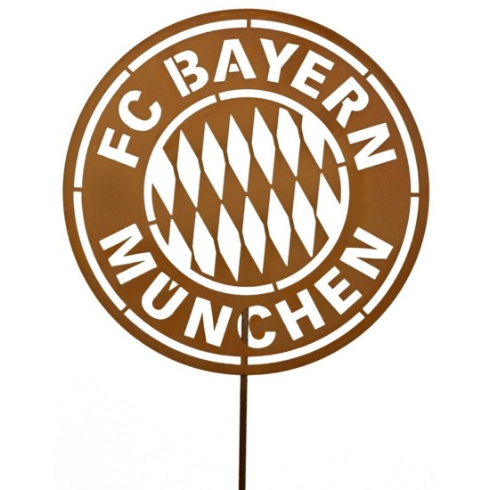 FC BAYERN Gartenstecker Ø 40 cm mit LOGO 