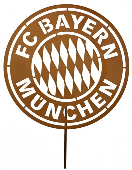 FC BAYERN Gartenstecker Ø 40 cm mit LOGO 