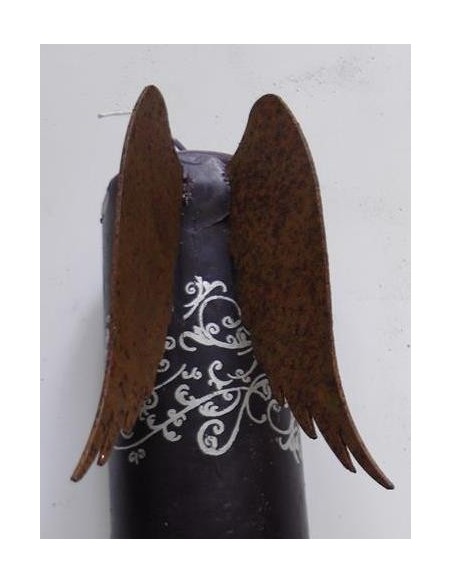 Bastelideen mit Metall und Rost Kerzenflügel klein 9 cm - Engelsfügel für Kerze Größe 1 Diese originellen Kerzenflügel verleihen