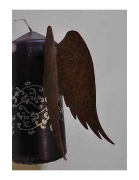 Bastelideen mit Metall und Rost Kerzenflügel klein 9 cm - Engelsfügel für Kerze Größe 1 Diese originellen Kerzenflügel verleihen