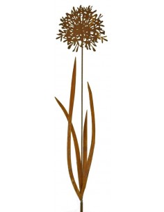 Agapanthus fürs winterliche Blumenbeet, Garten Metalldekoration